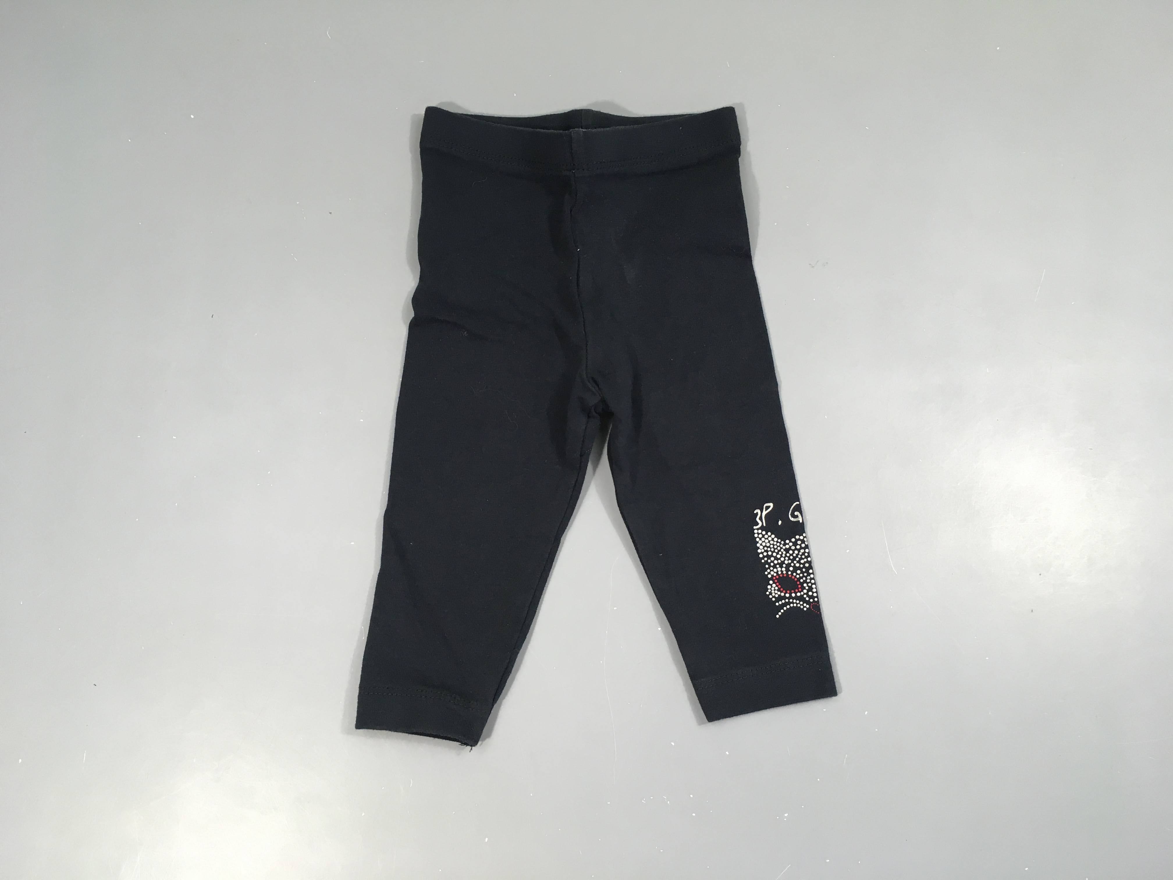 Legging noir 3pommes