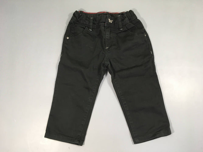 Pantacourt noir Slim Fit, moins cher chez Petit Kiwi