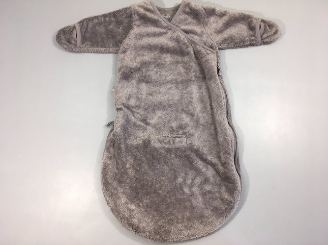 Sac de couchage ml position moufle ajustable peluche parme 60cm, moins cher chez Petit Kiwi