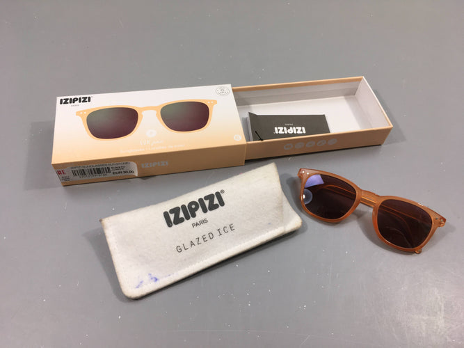 Lunettes de soleil Izipizi glazed ice rose orangées, catgérie 3, moins cher chez Petit Kiwi