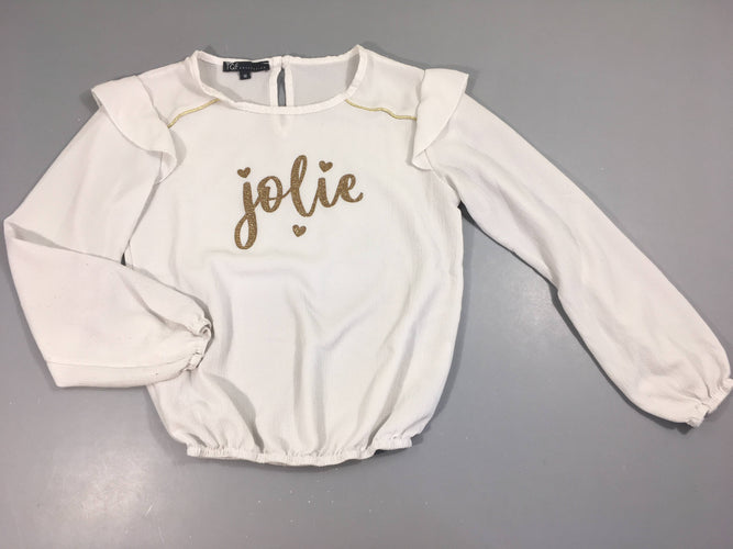 Blouse texurée grisée Jolie, moins cher chez Petit Kiwi