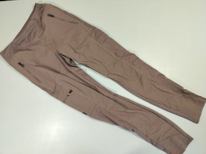 Pantalon de randonnée brun. Pas de taille indiquée, estimée XS, moins cher chez Petit Kiwi