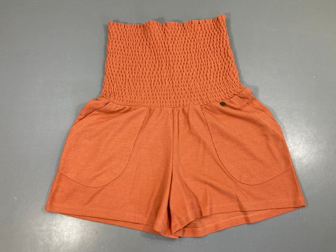 Short molleton texturé orange s.mocks, Siena, Love2wait, moins cher chez Petit Kiwi