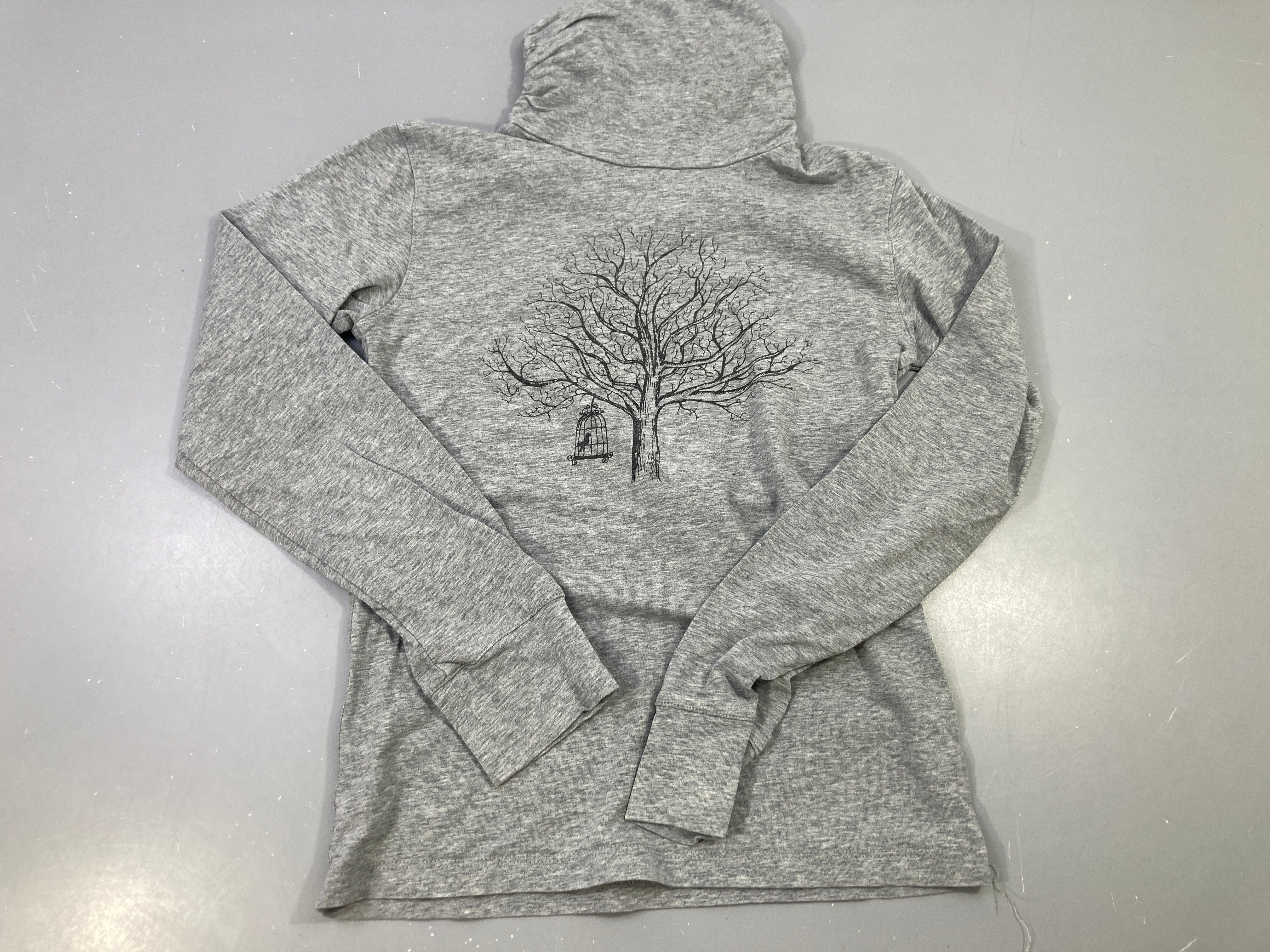 T-shirt m.l col roulé gris clair, aRobere