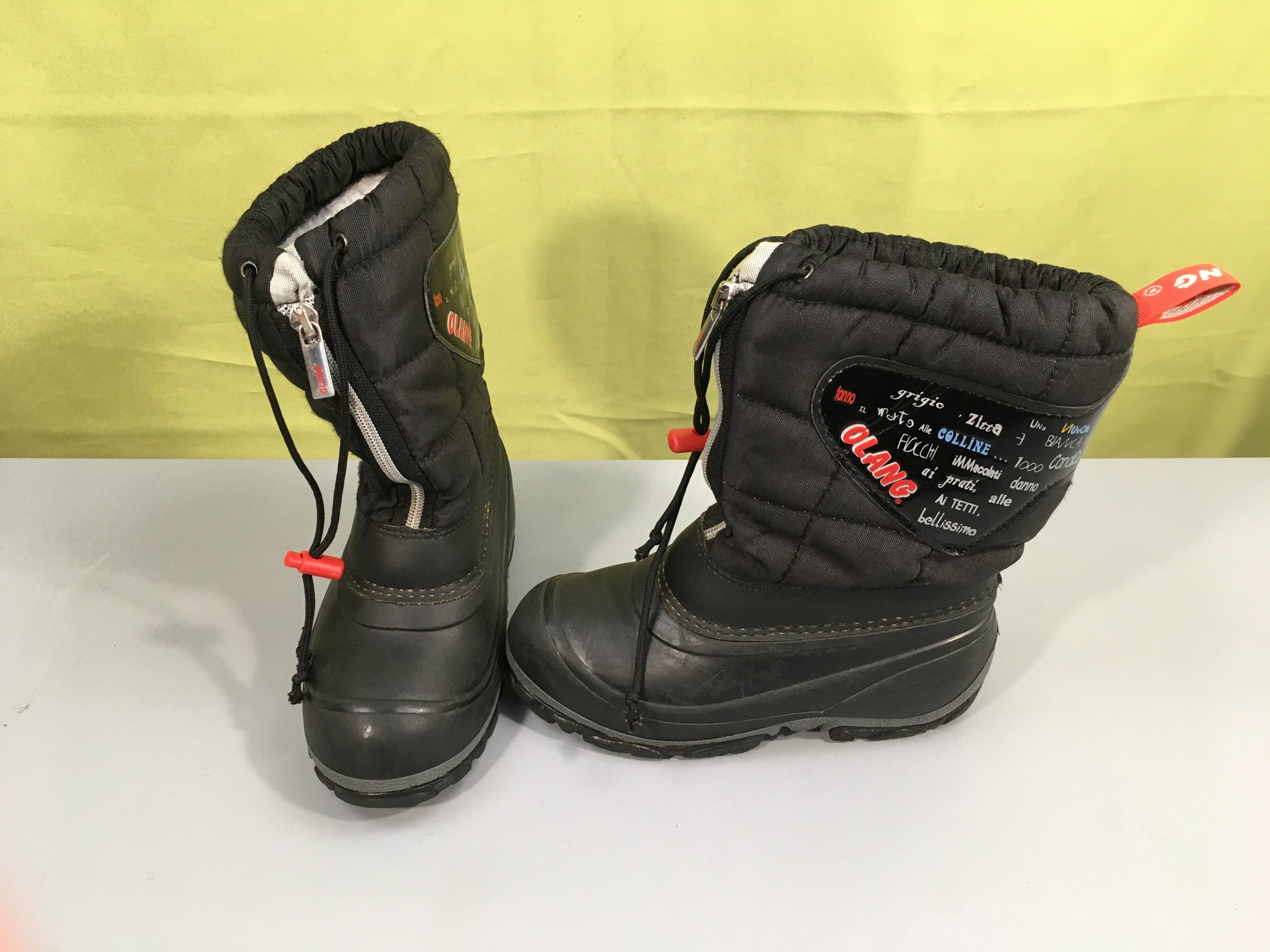 Bottes de neige noires Olang