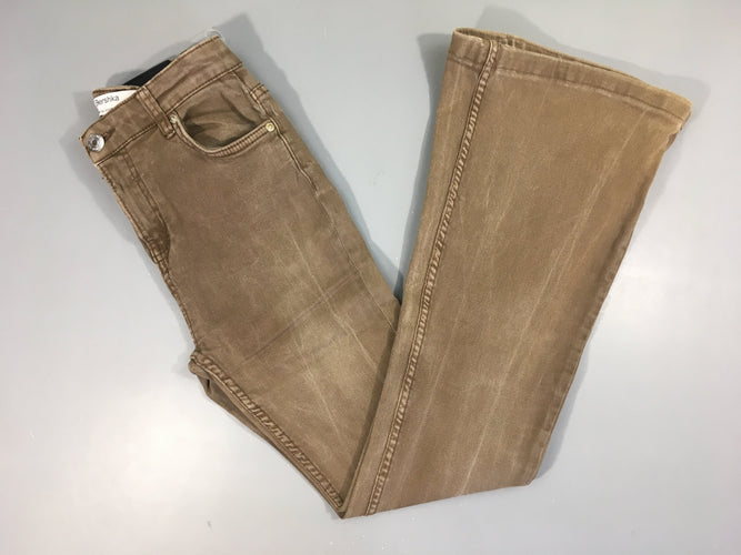 Pantalon brun Flare, moins cher chez Petit Kiwi