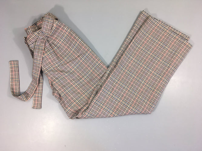 Pantalon style tweed à carreaux, moins cher chez Petit Kiwi