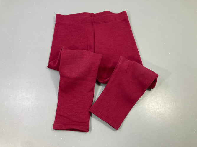 Legging bordeaux, moins cher chez Petit Kiwi