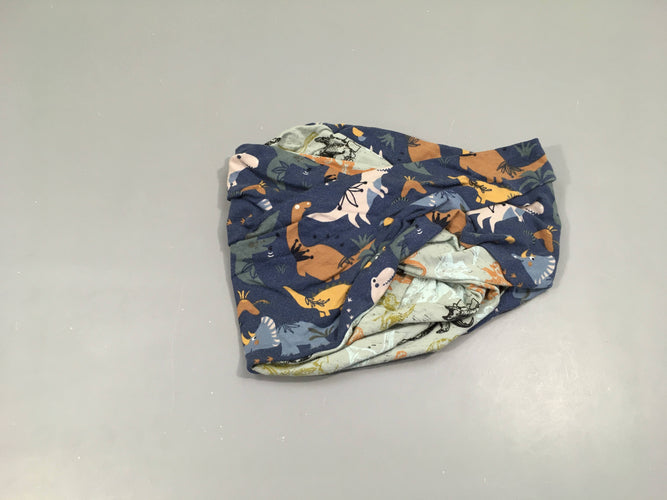 Tour de cou jersey bleu-gris Dinosaures, moins cher chez Petit Kiwi