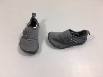 Pantoufle de gym bleu-gris Domyos