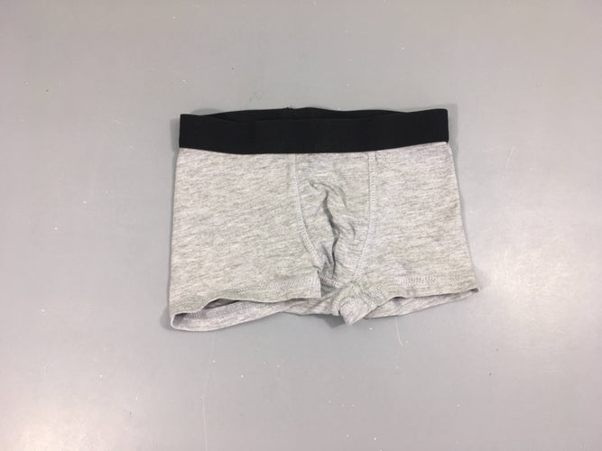 Boxer gris chiné, moins cher chez Petit Kiwi