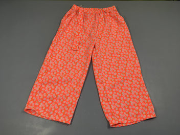 Pantalon corail flash paquerettes