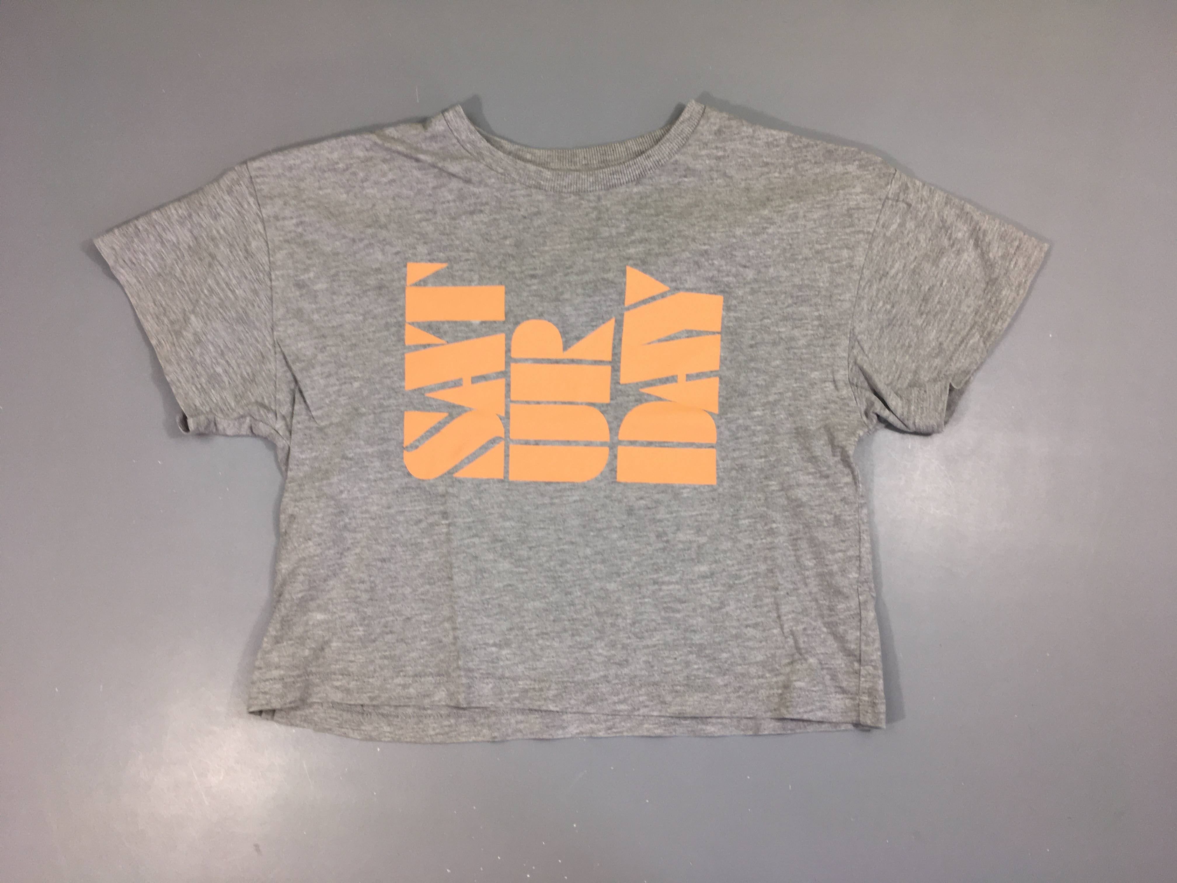 T-shirt m.c court gris chiné Saturday