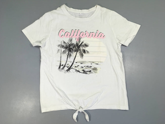 T-shirt m.c blanc California, moins cher chez Petit Kiwi