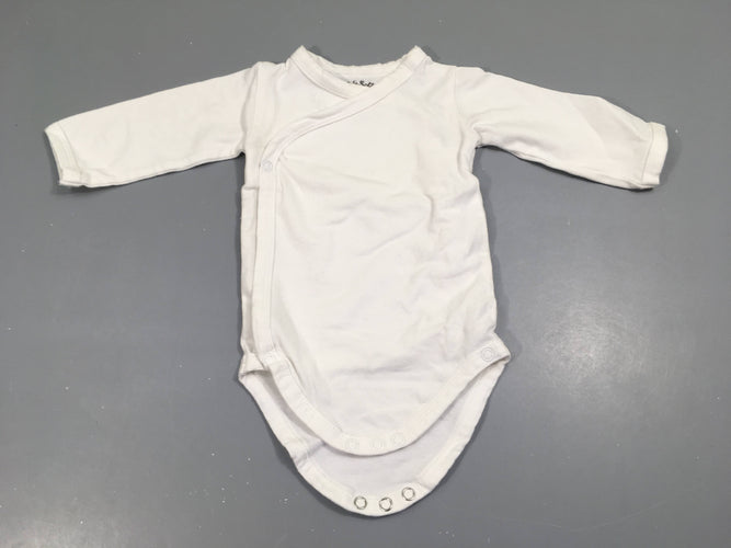 Body m.l blanc, moins cher chez Petit Kiwi