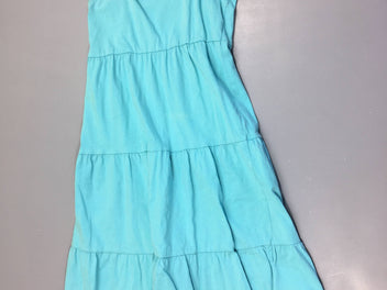 Robe fines bretelles jersey bleu