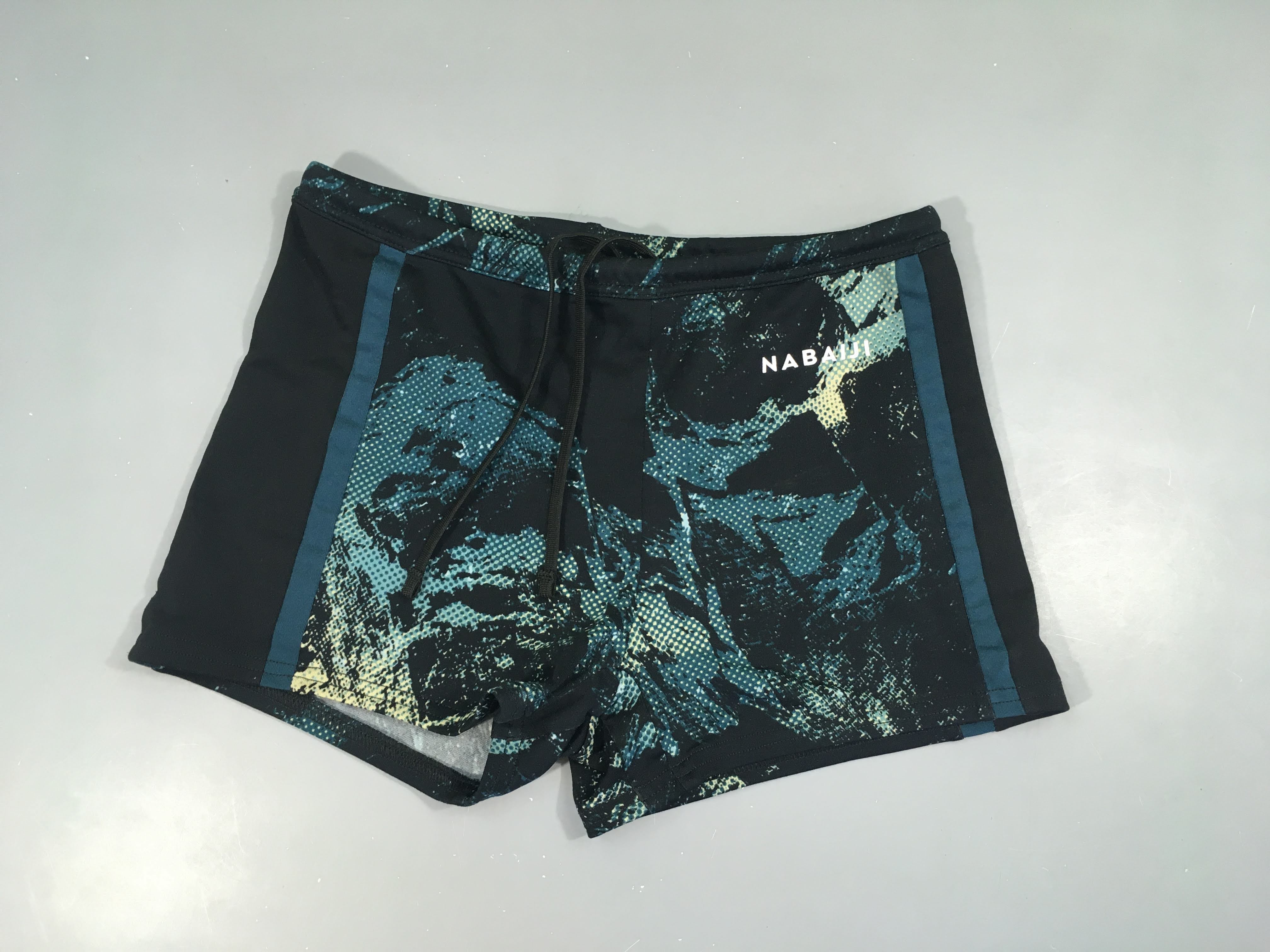 Maillot boxer bleu marine motifs
