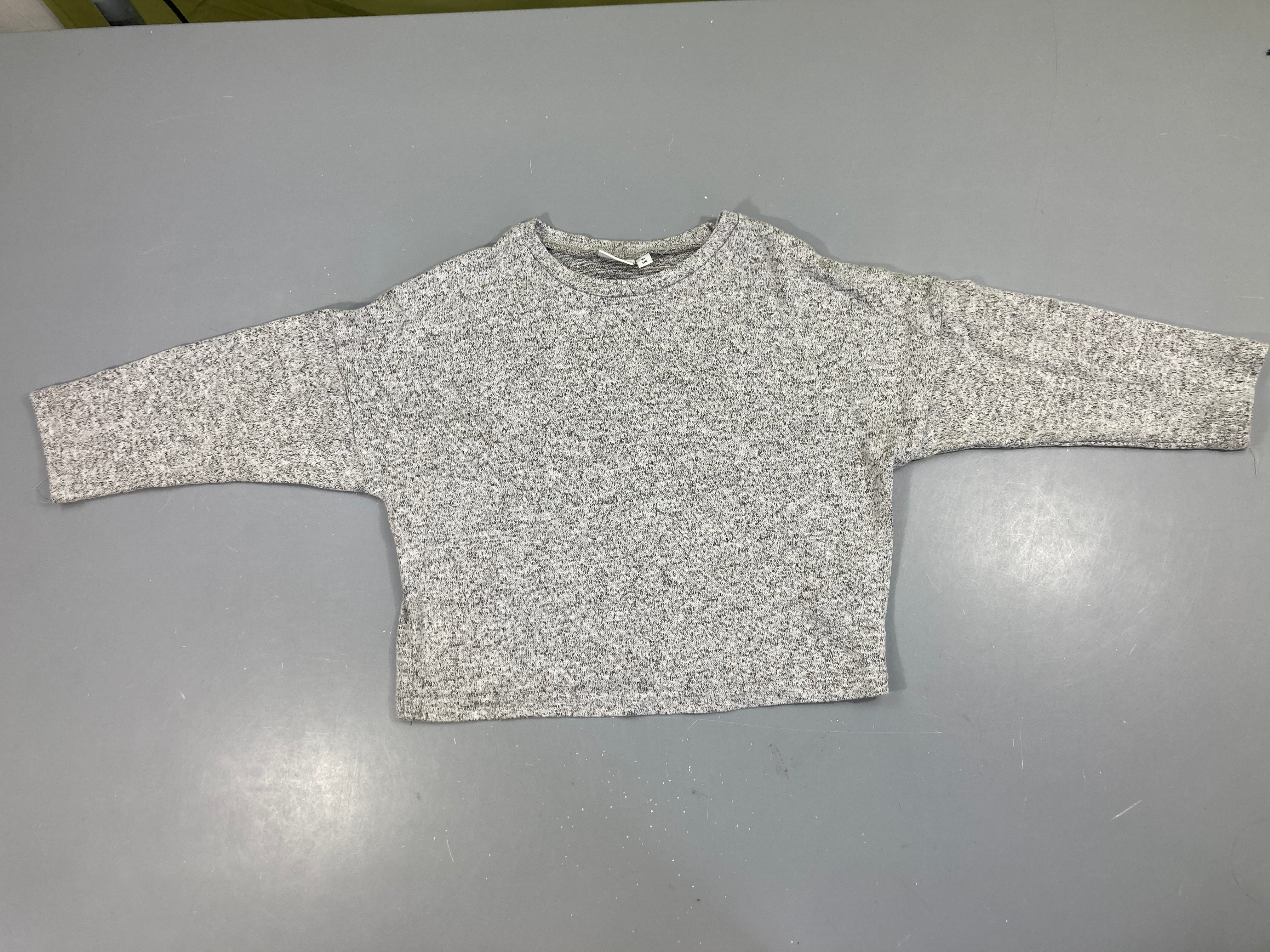 Pull léger gris chiné