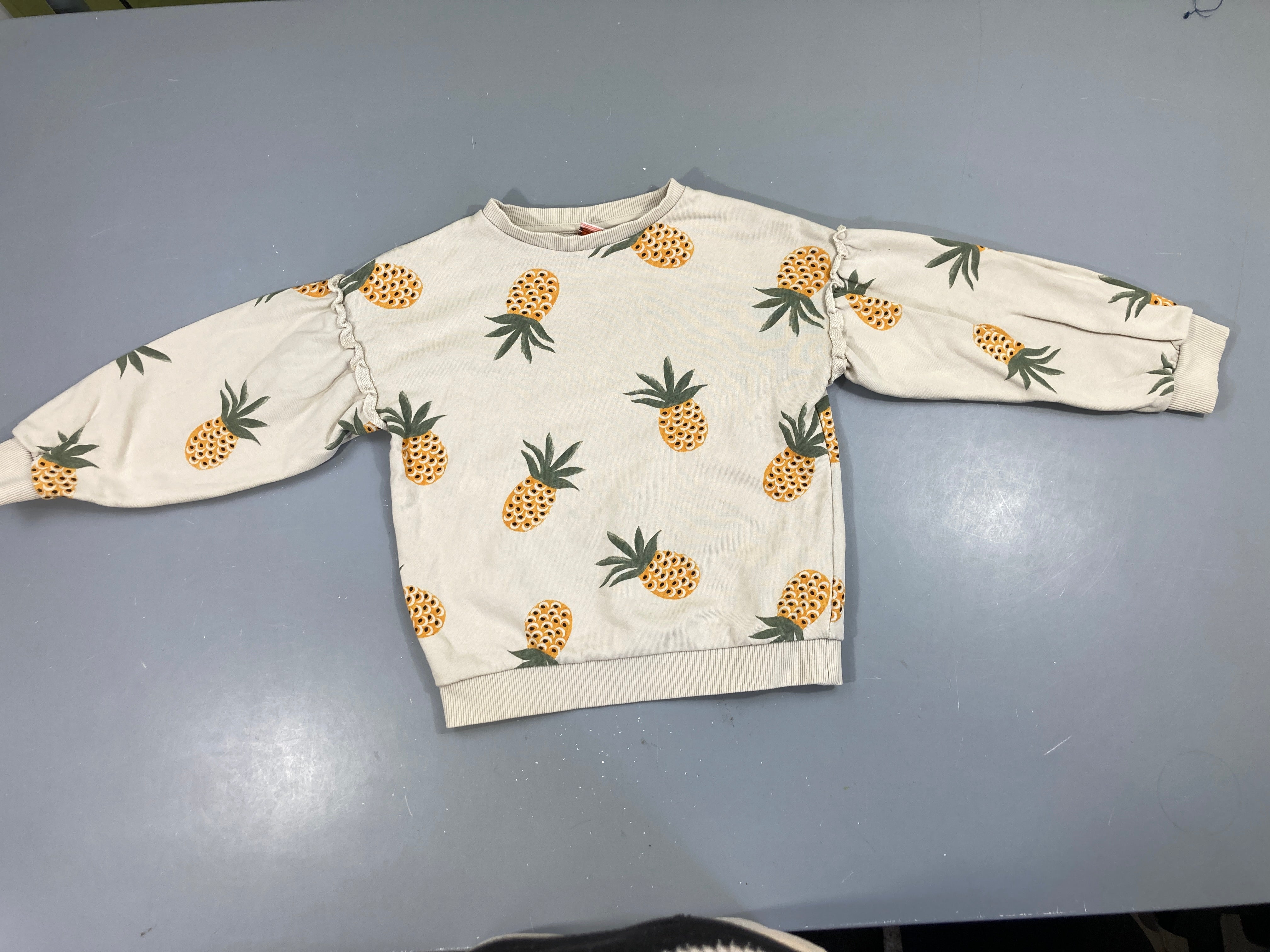 Sweat écru ananas