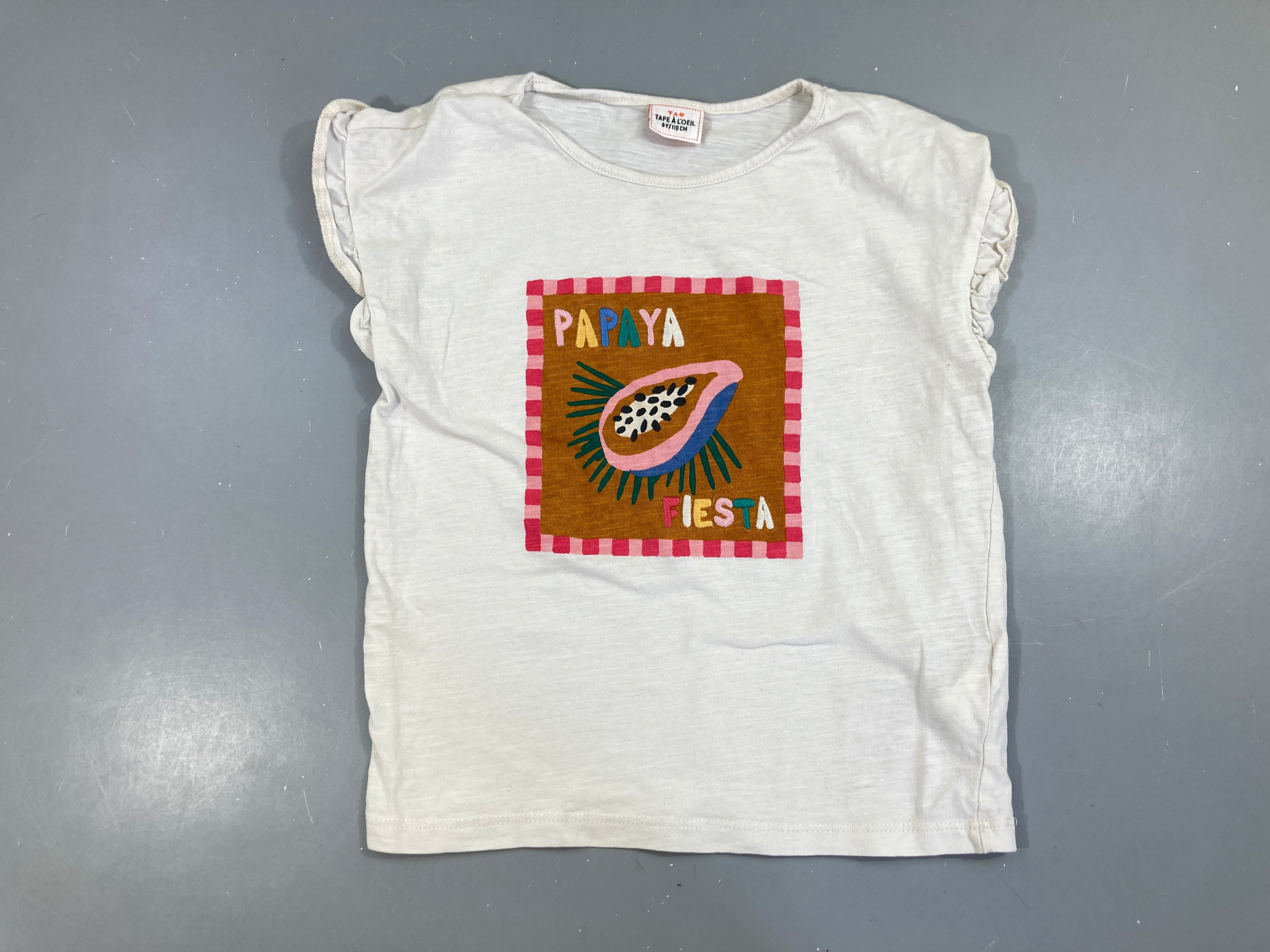 T-shirt m.c blanc Papaya