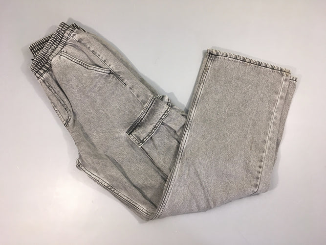Jeans large cargo gris, moins cher chez Petit Kiwi