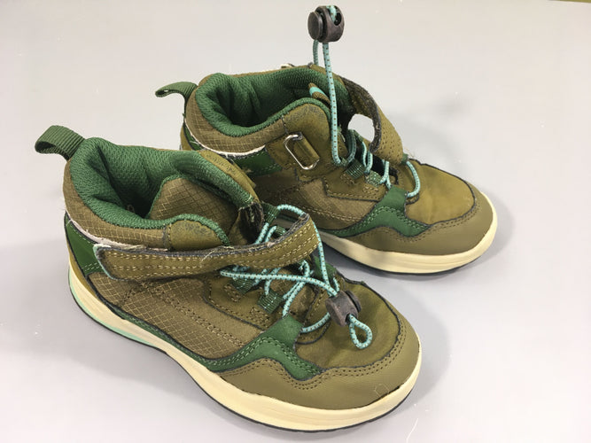 Baskets Walkx Fits Perfect kaki-vert, moins cher chez Petit Kiwi