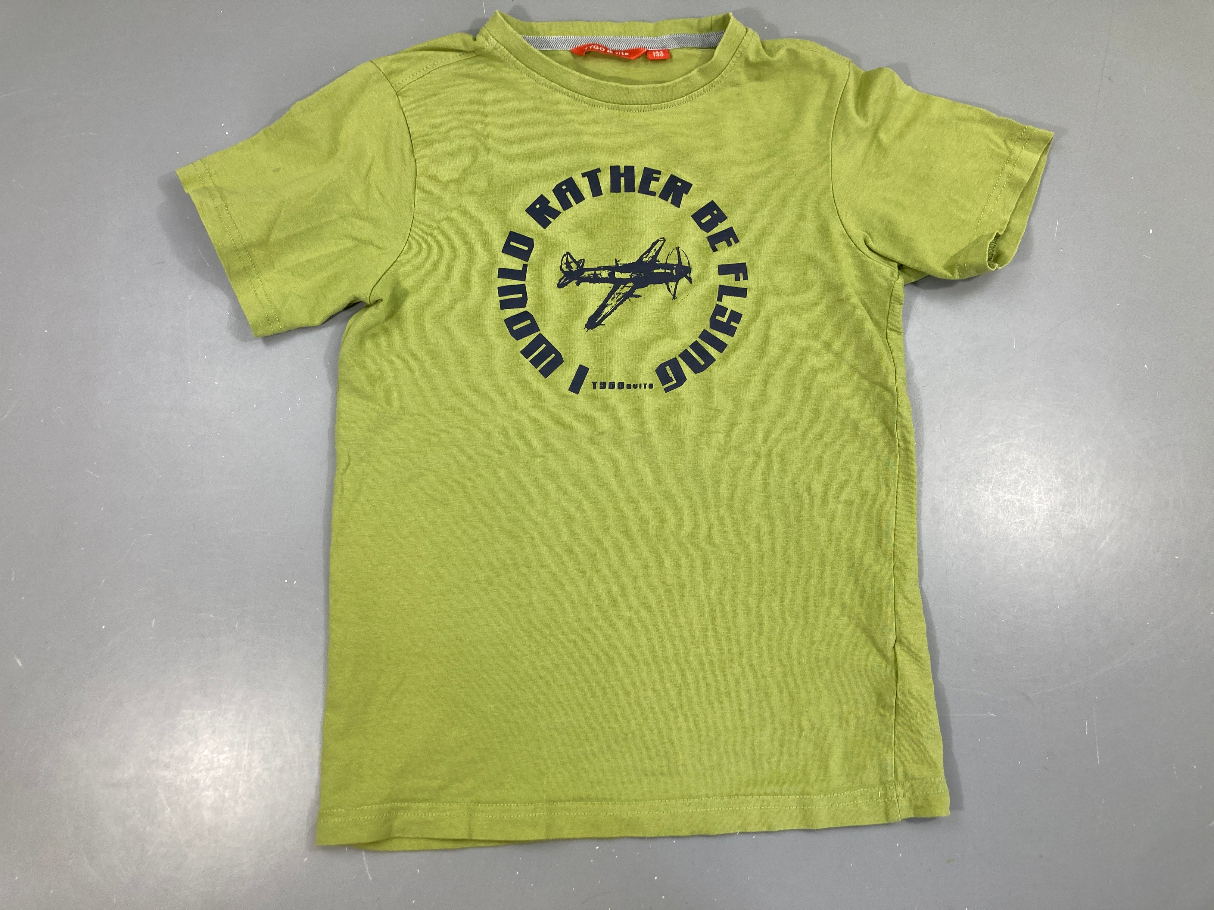 T-shirt m.c vert Avion