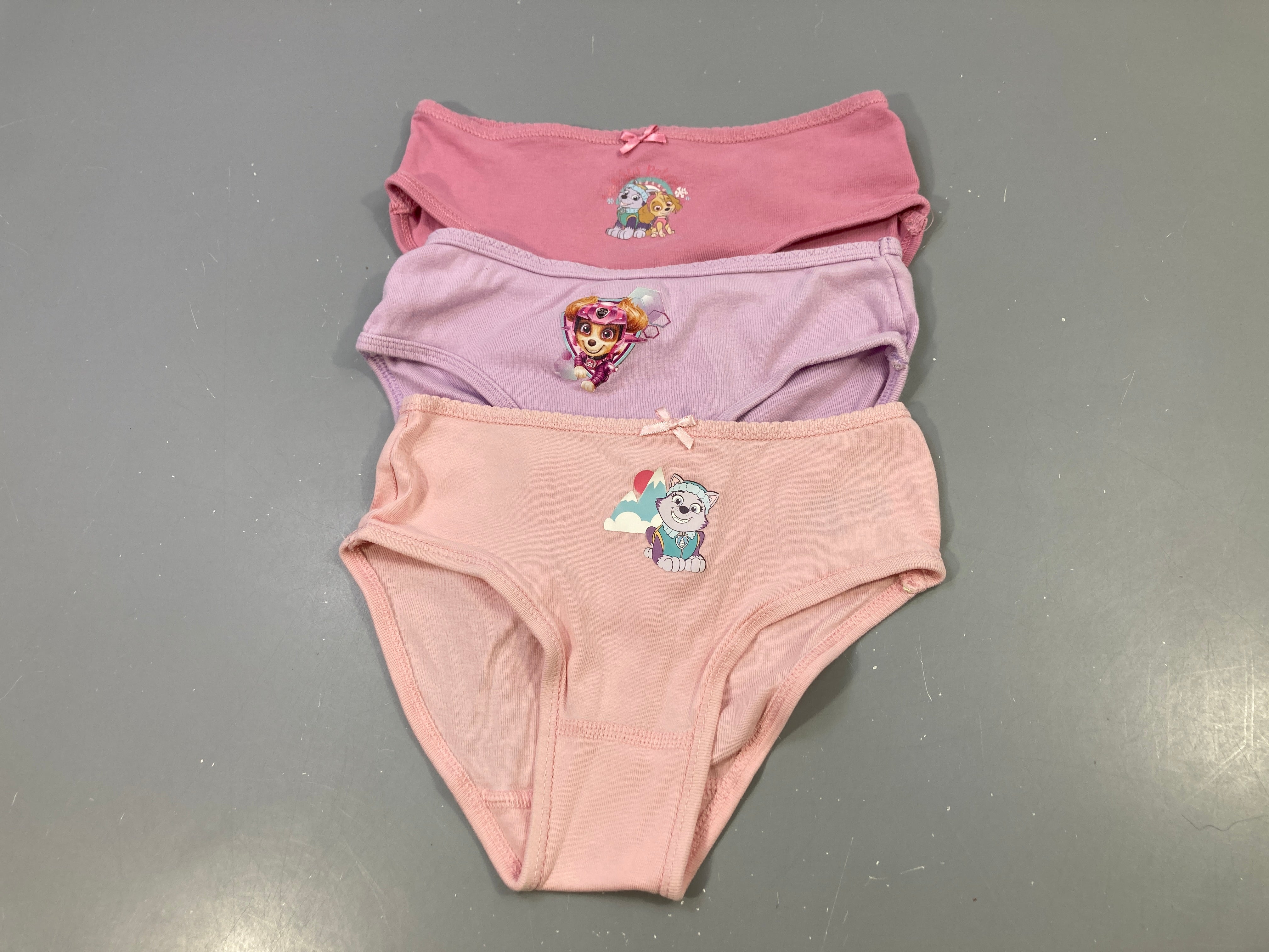 Lot de 3 culottes rose Pat'Patrouille