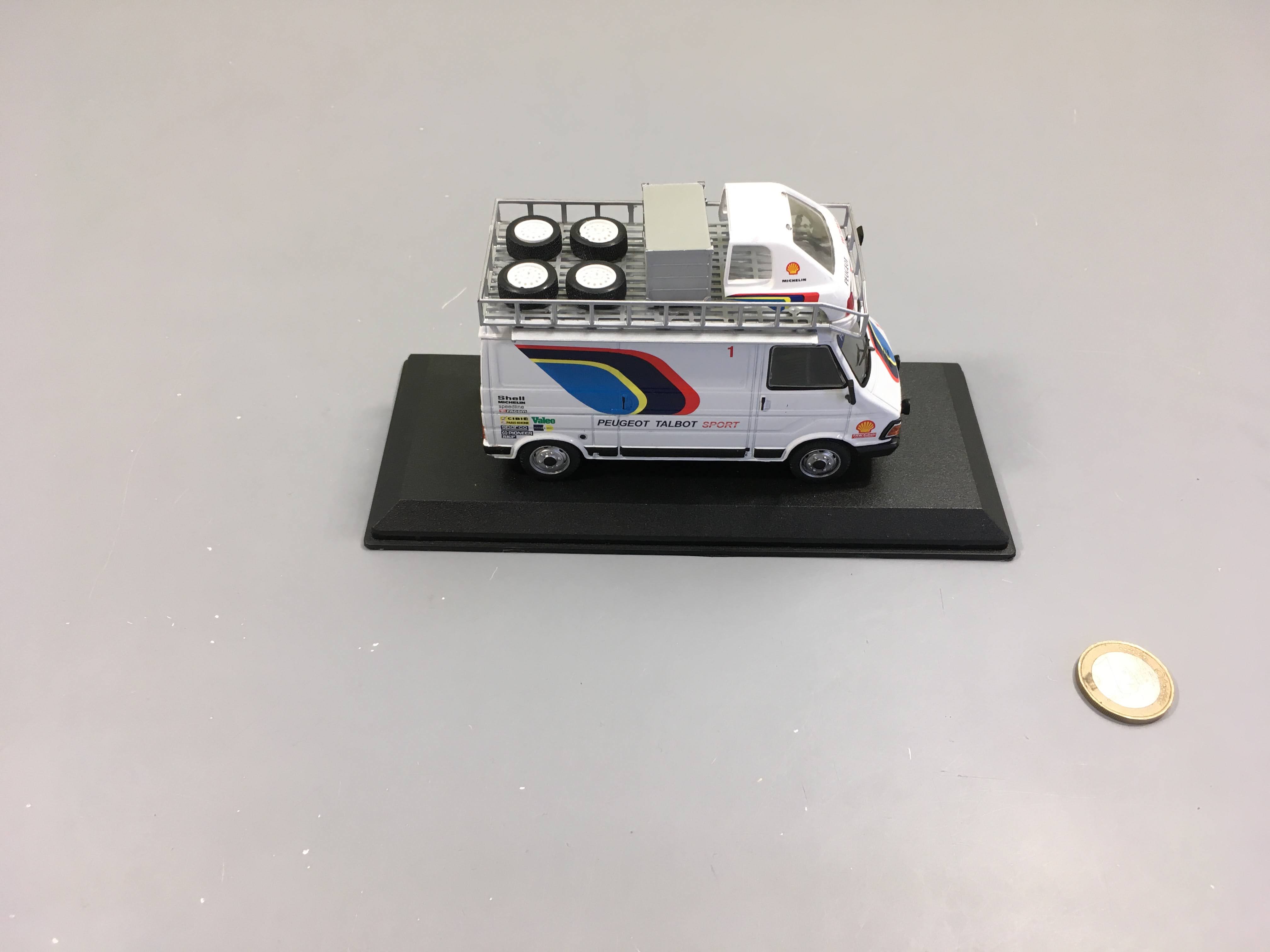 Modèle réduit, Citroen C35 Phase 2, Team PeugeotTalbot Sport, 1983-1986