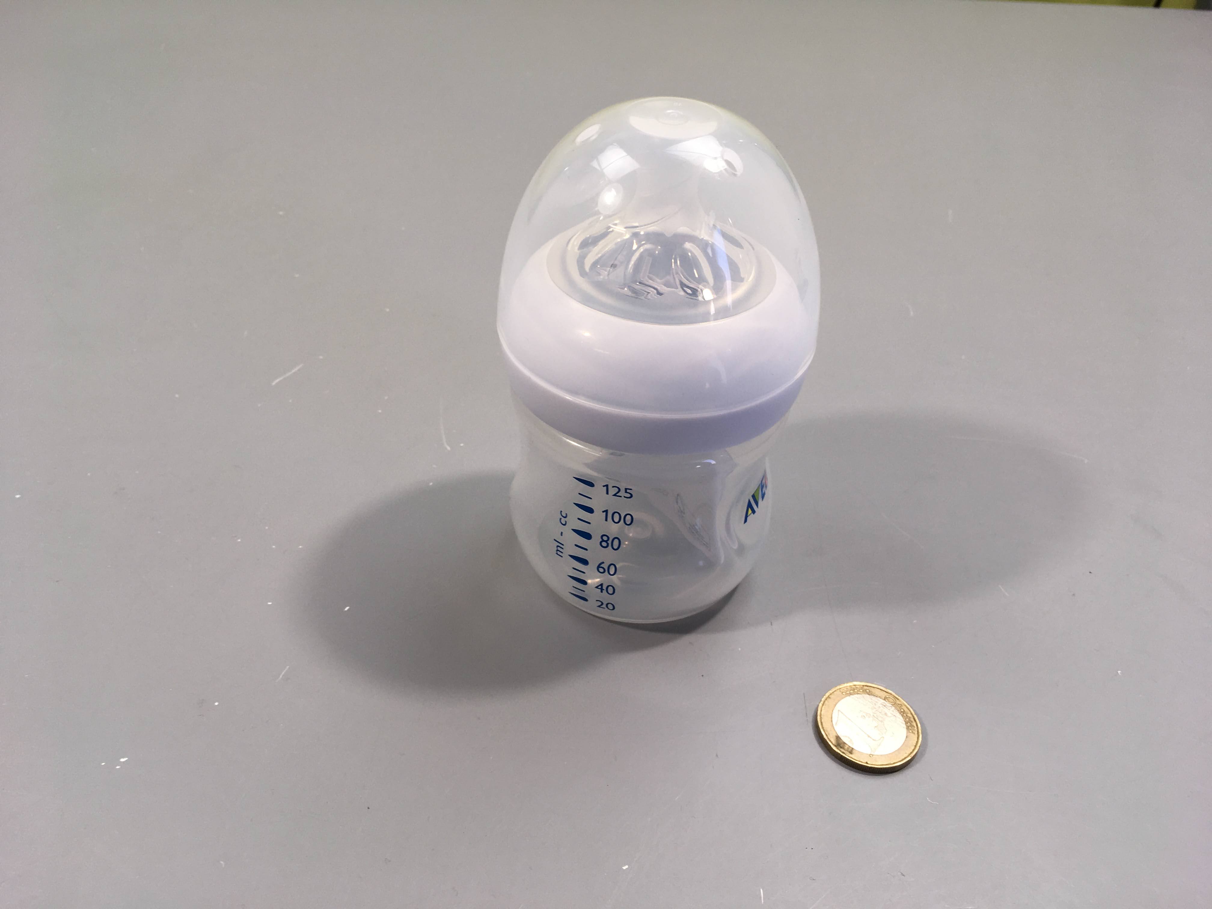 NEUF Biberon 125ml, Natural, tétine débit 1