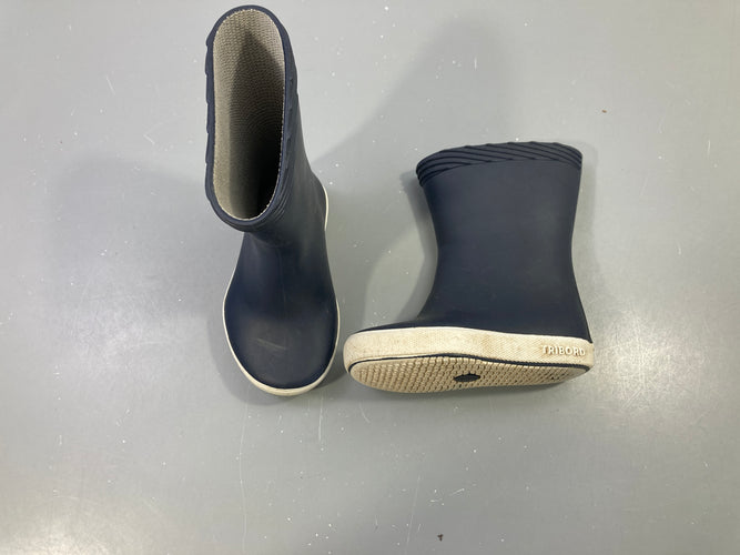 Bottes de pluie bleu marine, Tribord, 21-22, moins cher chez Petit Kiwi