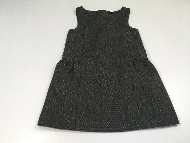 Robe s.m noire fil métalisé doré, moins cher chez Petit Kiwi