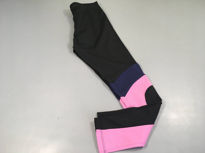 Legging de sport noir-rose, moins cher chez Petit Kiwi