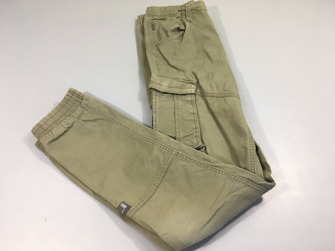 Pantalon cargo kaki clair tac, moins cher chez Petit Kiwi