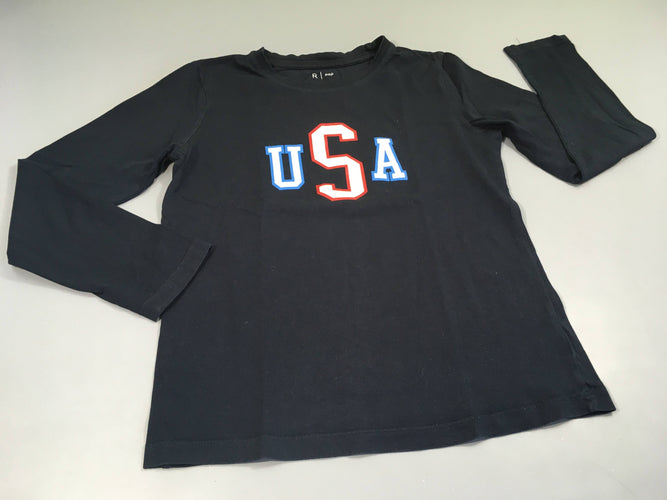 T-shirt m.l bleu foncé USA, moins cher chez Petit Kiwi