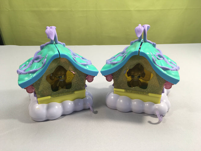 2 Maisons lanterne + 2 personnages, moins cher chez Petit Kiwi