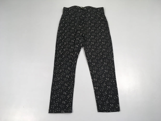 Tregging noir pois blancs, moins cher chez Petit Kiwi