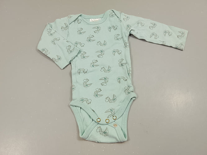 Body m.l bleu, dragons, moins cher chez Petit Kiwi