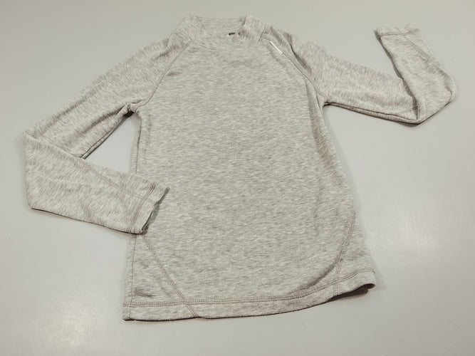 T-shirt m.l gris clair flammé thermique , taché à la manche, moins cher chez Petit Kiwi