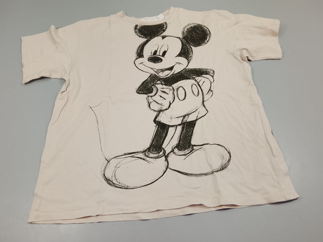 T-shirt m.c beige Mickey, moins cher chez Petit Kiwi