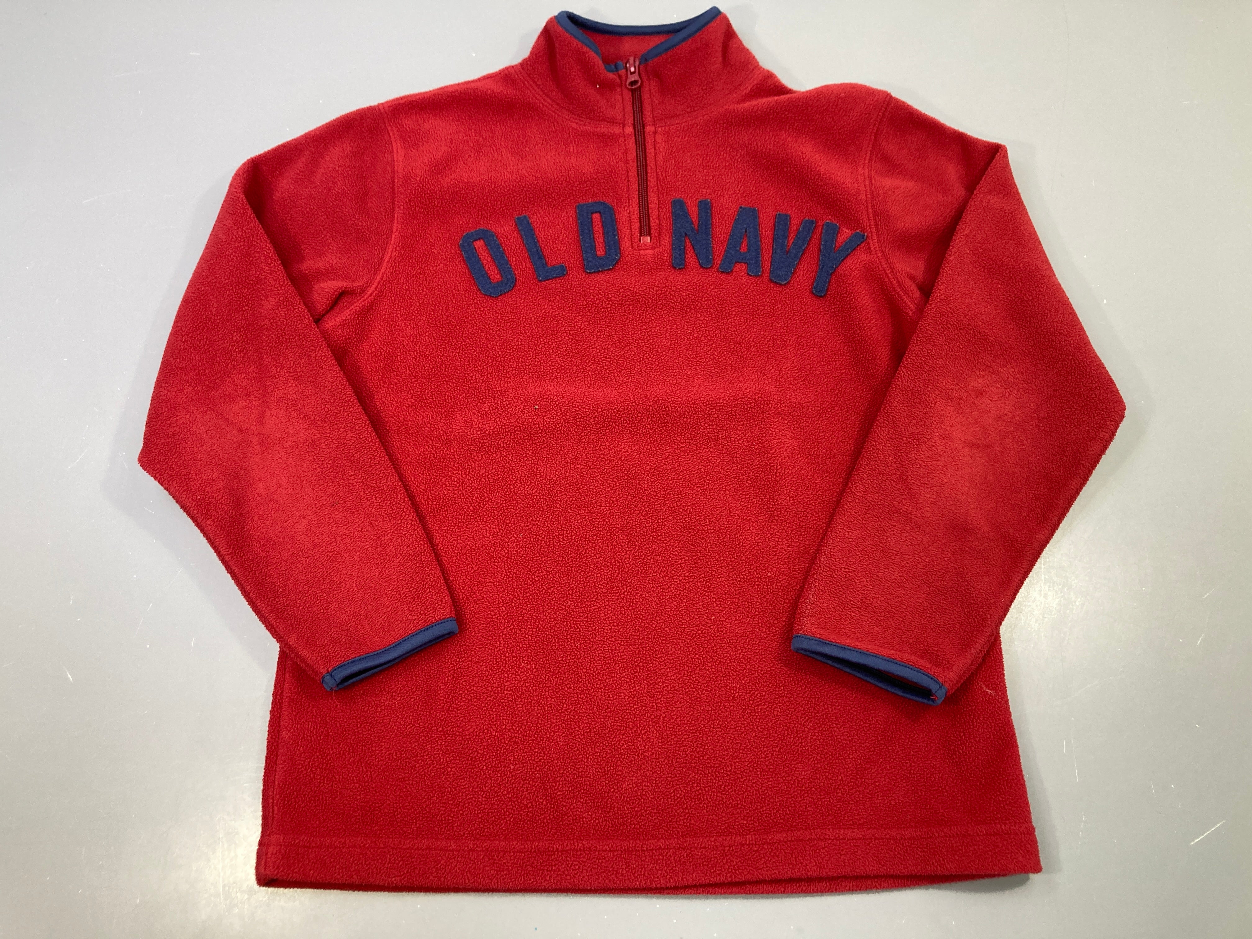 Polar zippé rouge col montant Old navy