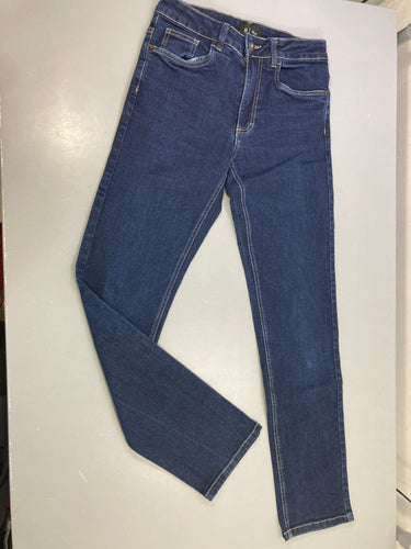 Jeans droit bleu foncé, moins cher chez Petit Kiwi