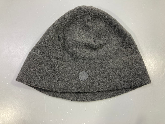 Bonnet polaire gris chiné, logo flocon, moins cher chez Petit Kiwi