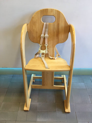 Chaise haute évolutive, sangles à nettoyer, Tiamo, moins cher chez Petit Kiwi
