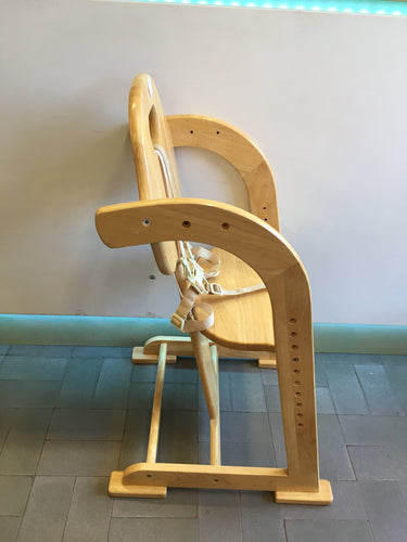 Chaise haute évolutive, sangles à nettoyer, Tiamo, moins cher chez Petit Kiwi