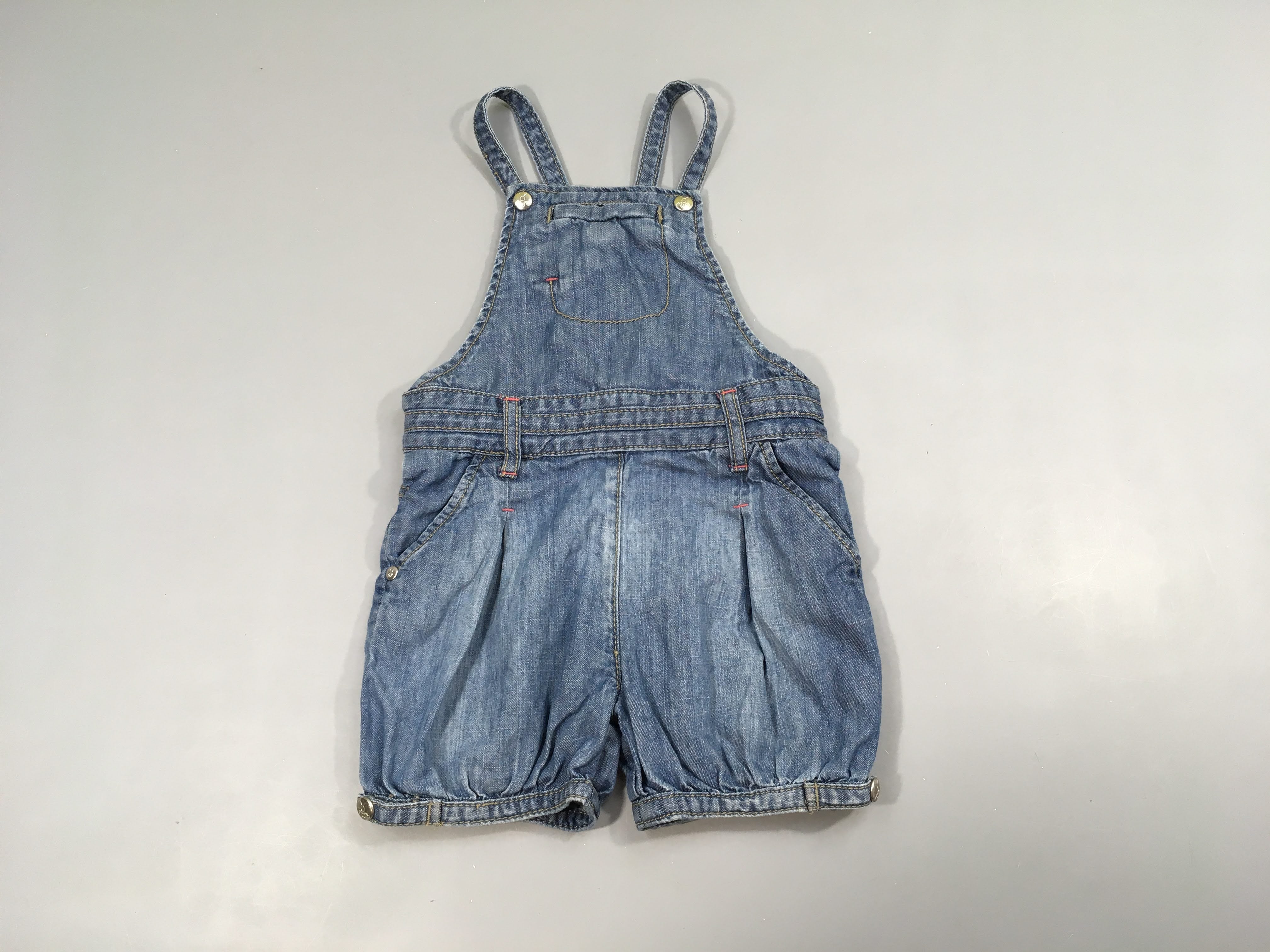 Salopette short denim