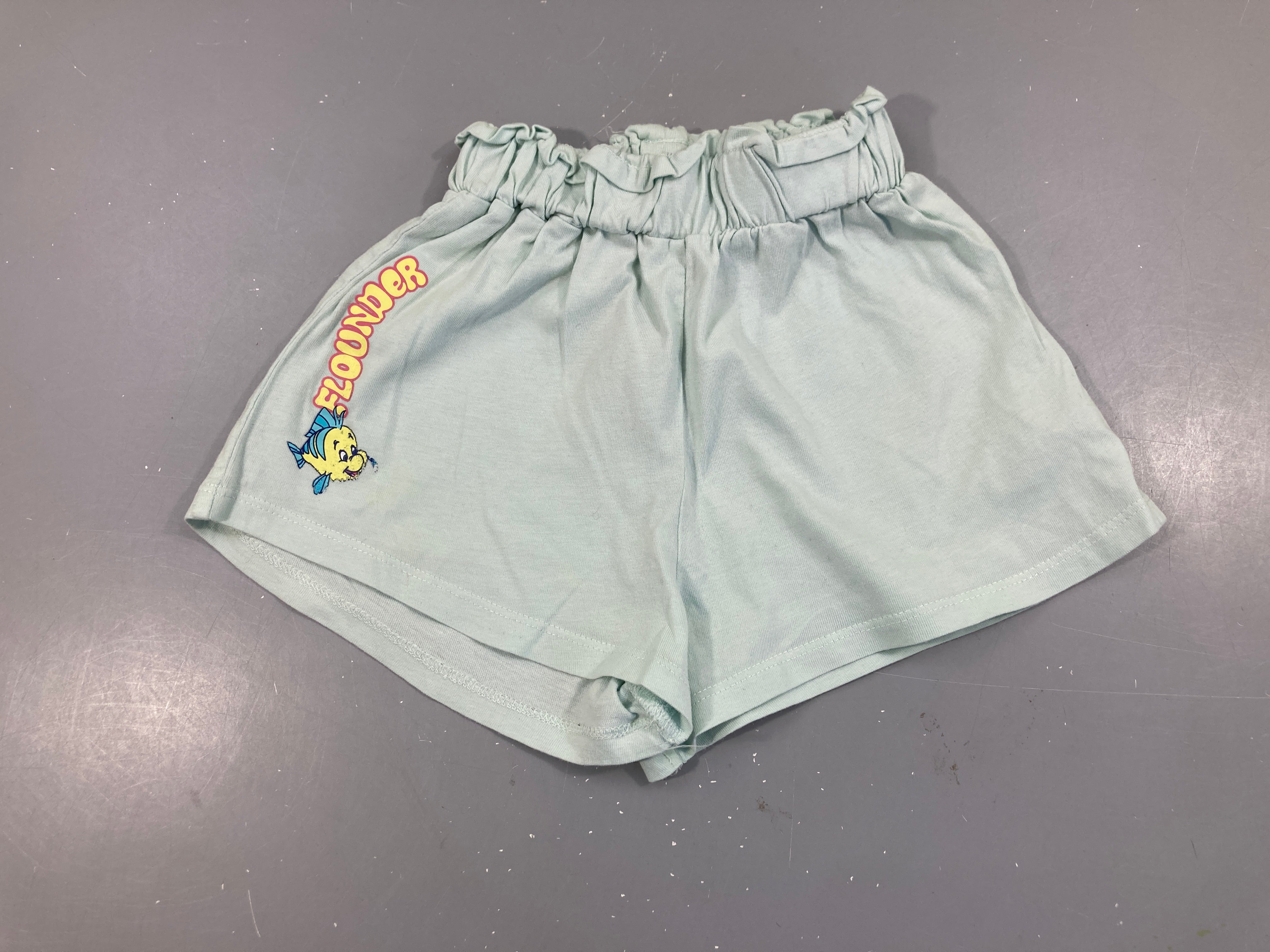 Short jersey vert d'eay poisson Flounder