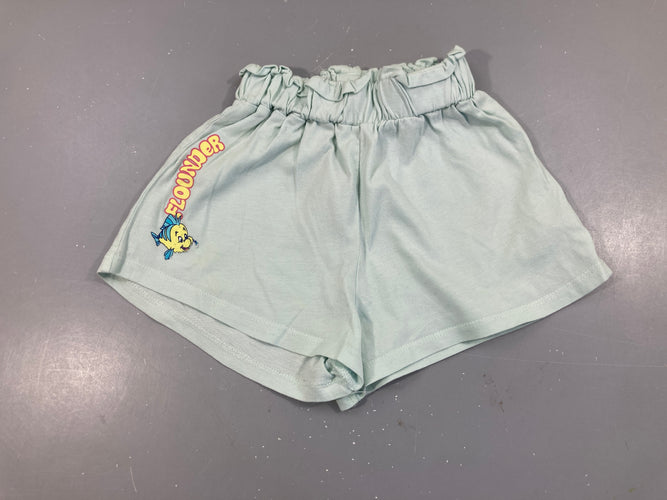 Short jersey vert d'eay poisson Flounder, moins cher chez Petit Kiwi