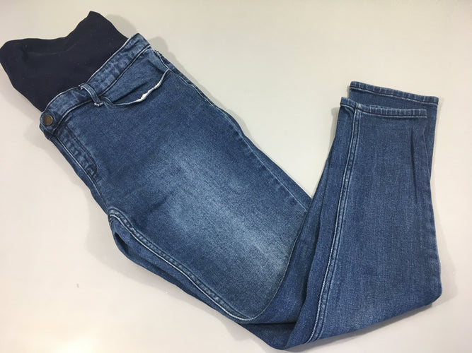 Jeans slim de grossesse, moins cher chez Petit Kiwi