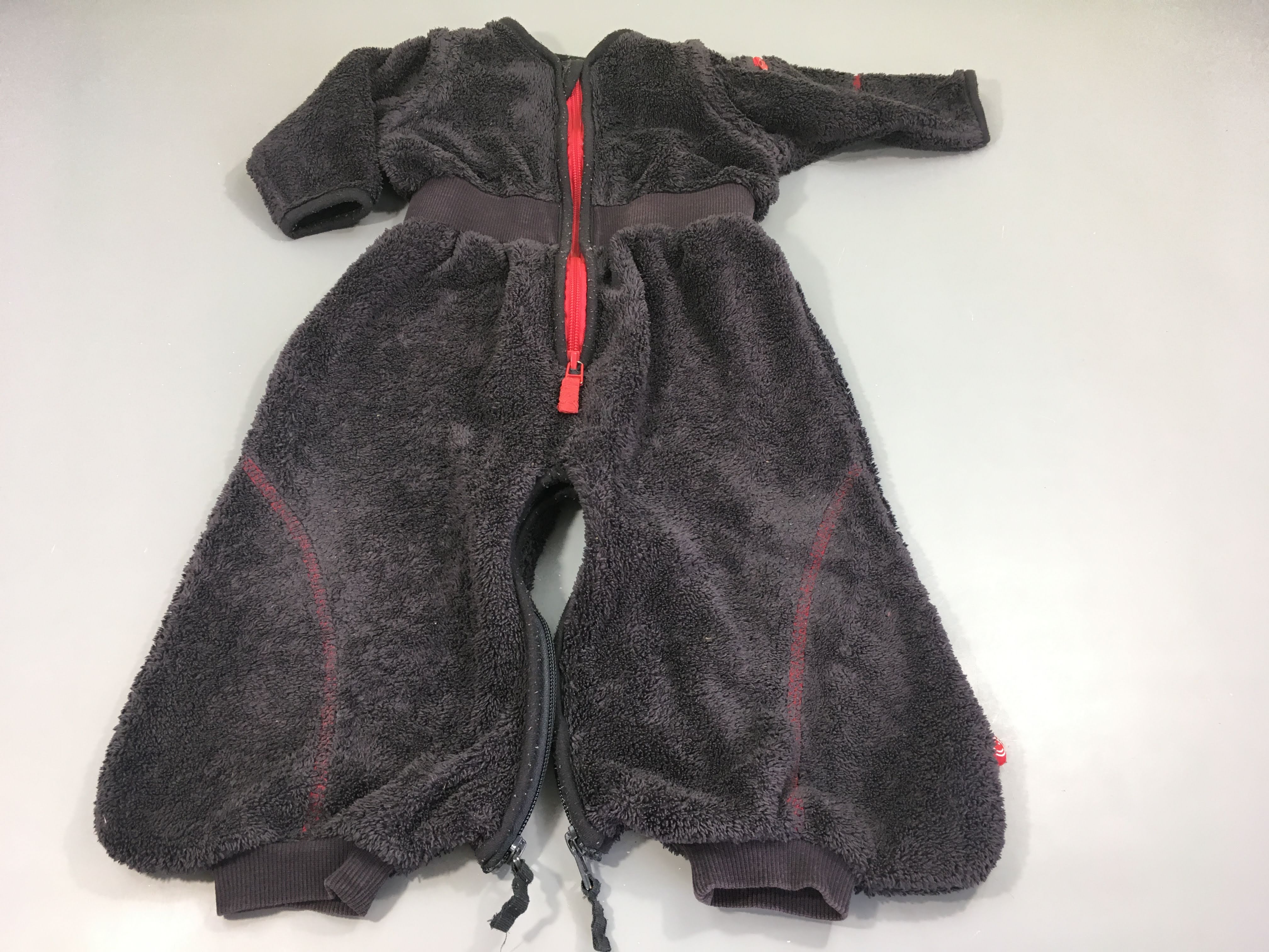 Sac de couchage ml amovibles velours violet, 70cm, légèrement bouloché